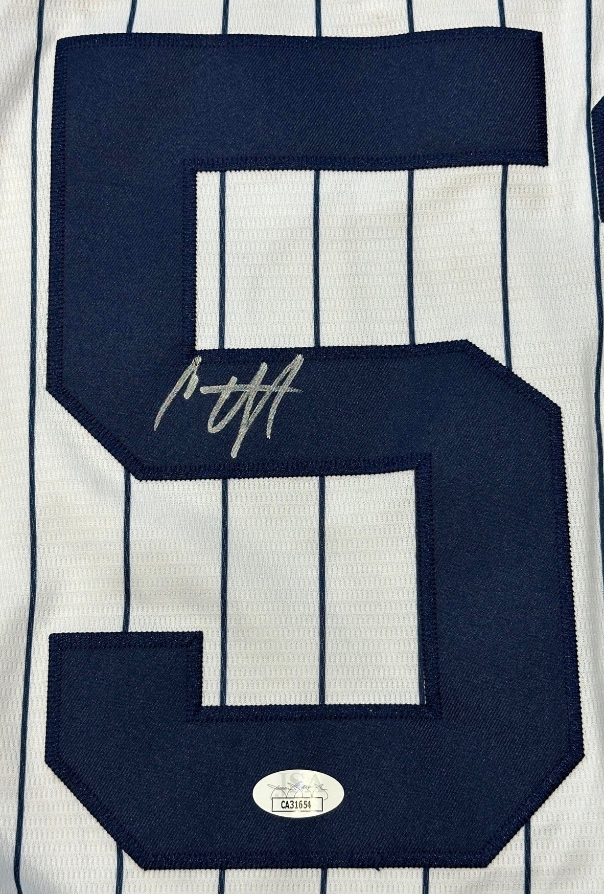 Autographed CC Sabathia New York Yankees (Pinstripe #52) Majestic Jersey - Image 3