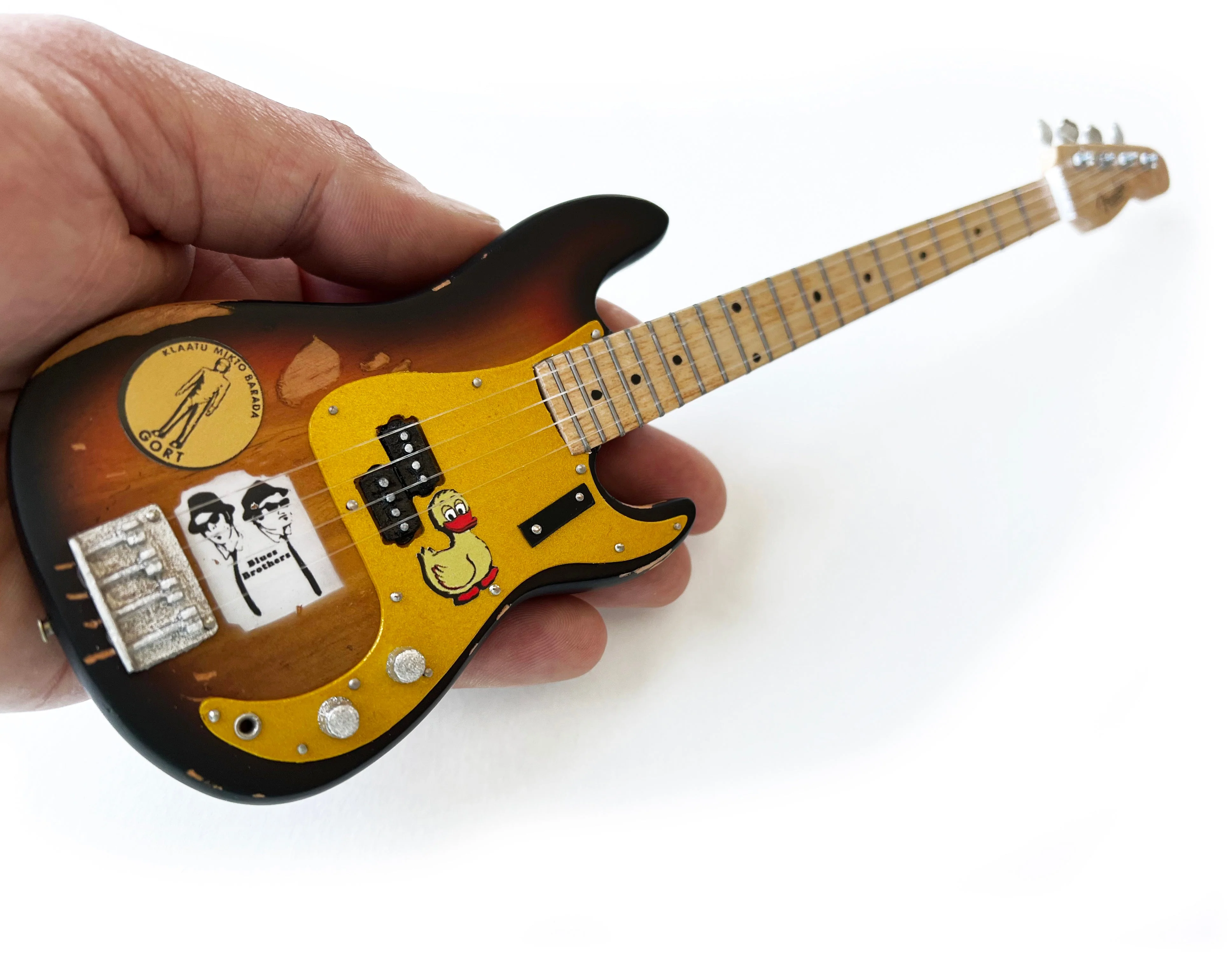 Duck Dunn Original '59 Fender™ Precision Bass™ Duck Bass Miniature Model - Image 5