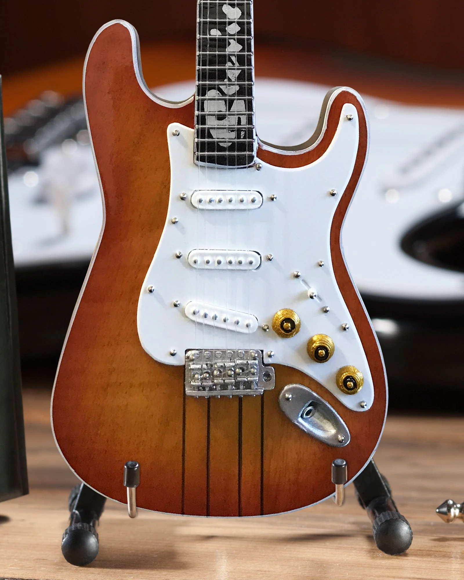 Stevie Ray Vaughan SRV Set of 3 Mini Guitar Replica Collectibles - Officially Licensed Fender - Image 7