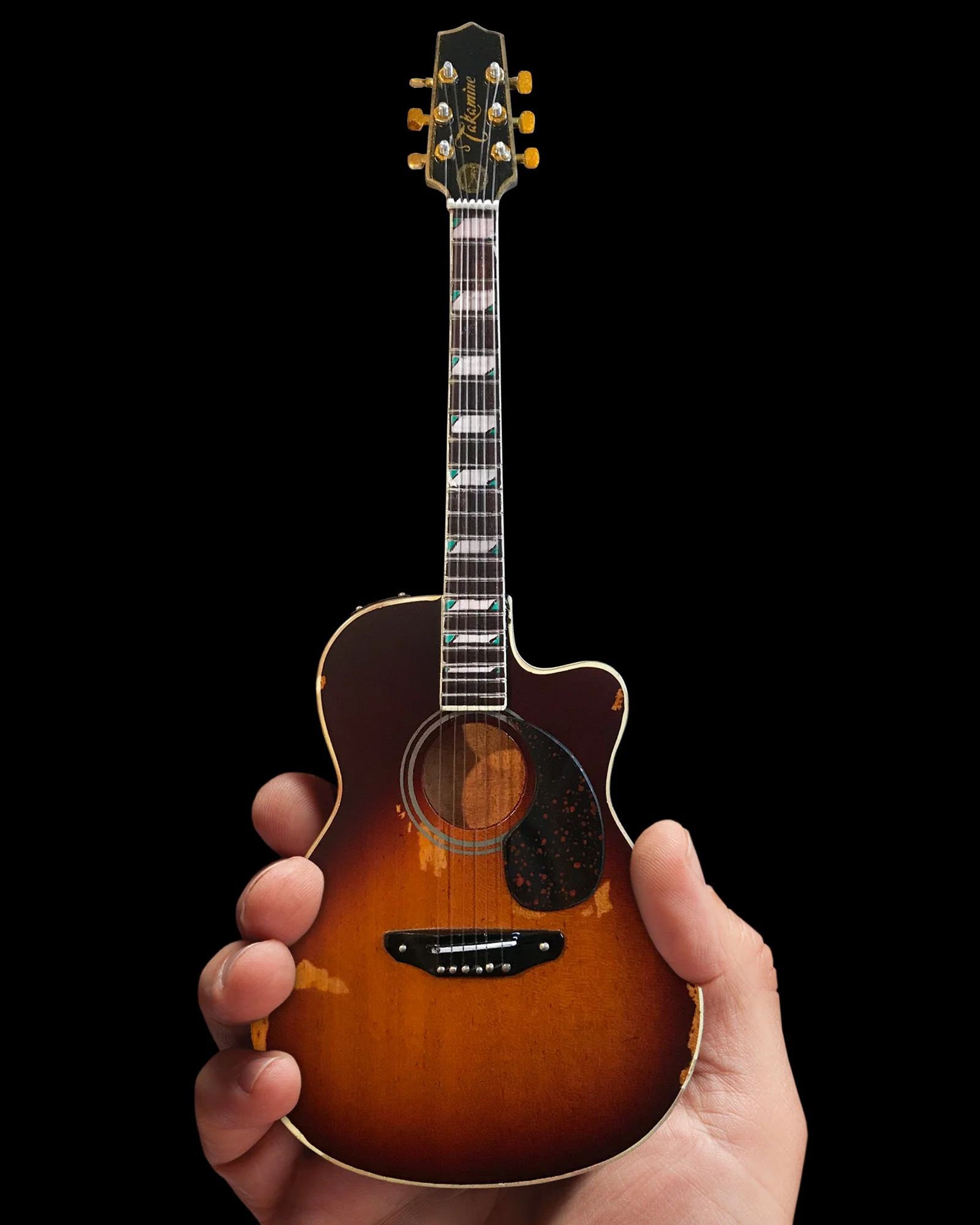 Toby Keith Signature Sunburst Acoustic Mini Guitar - Image 3